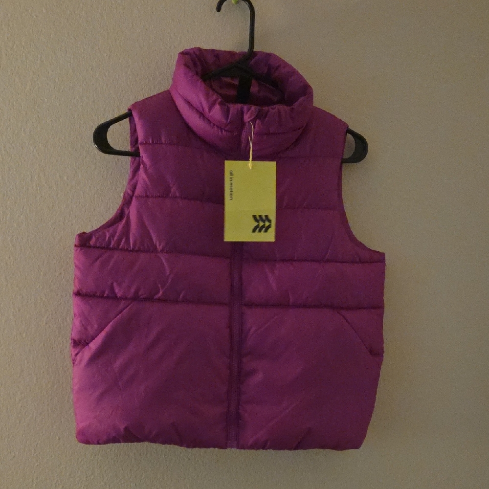 Purple Puffer Vest